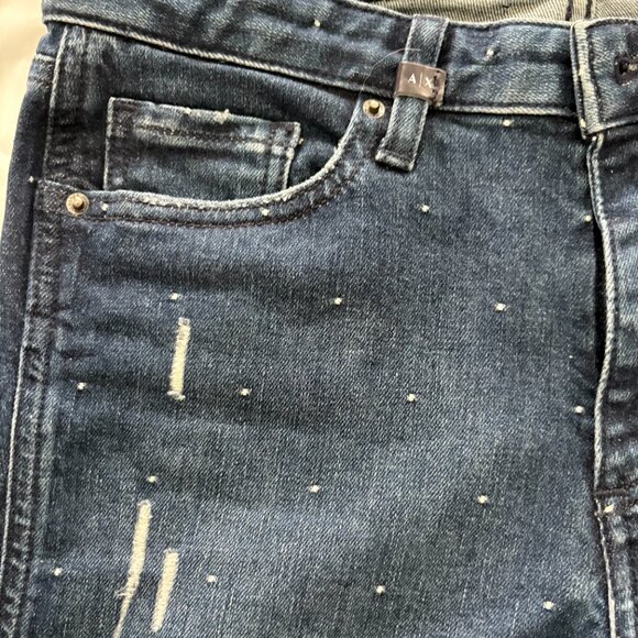 Armani Exchange Slit Capri Jeans Size 25 EUC - Picture 10 of 11